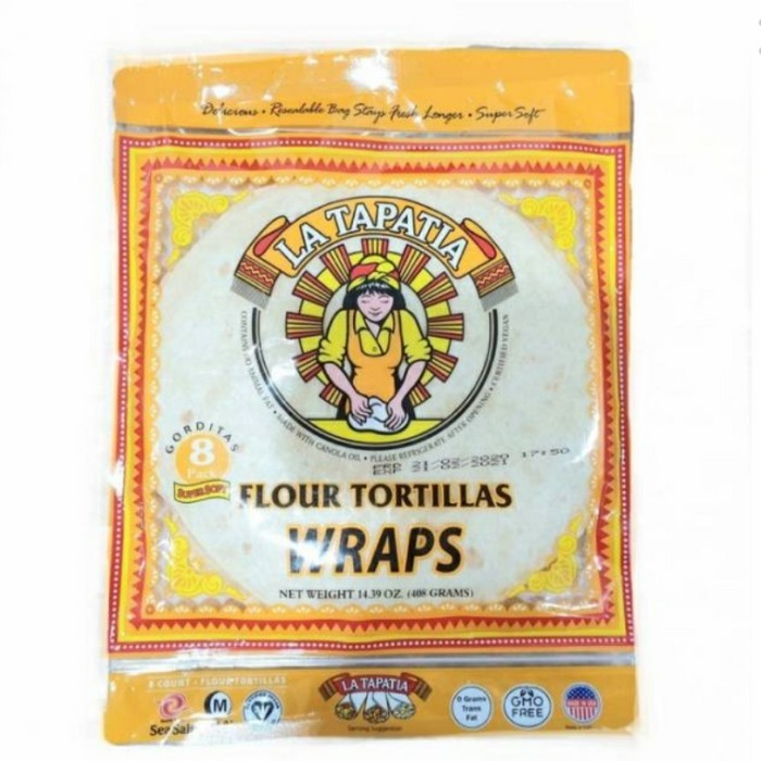 

La Tapatia Wraps Burrito Tortillas Fajitas Wraps