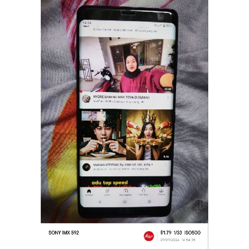 Sony XZ3 4/64 second bekas au like new