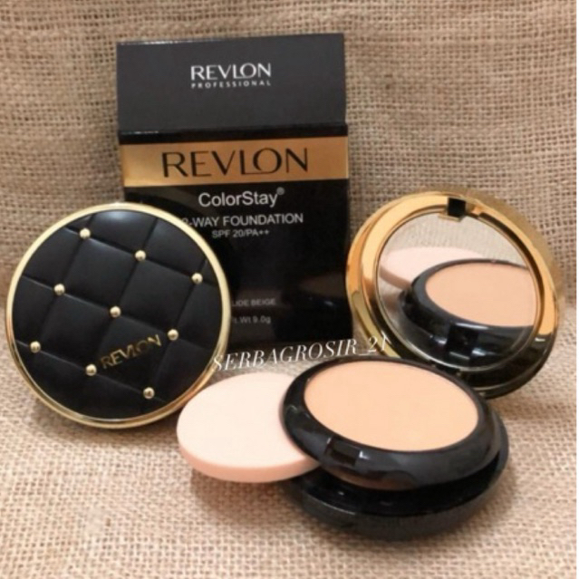 Bedak Revlon 2in1 / Bedak Revlon Basah + Kering 8902