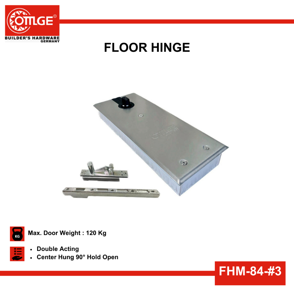 Floor Hinge/Engsel Taman OMGE FHM-84 (#3)