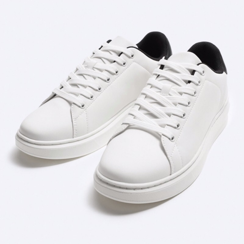 ZARA Men Shoes Chunky Sneakers Sepatu Pria White