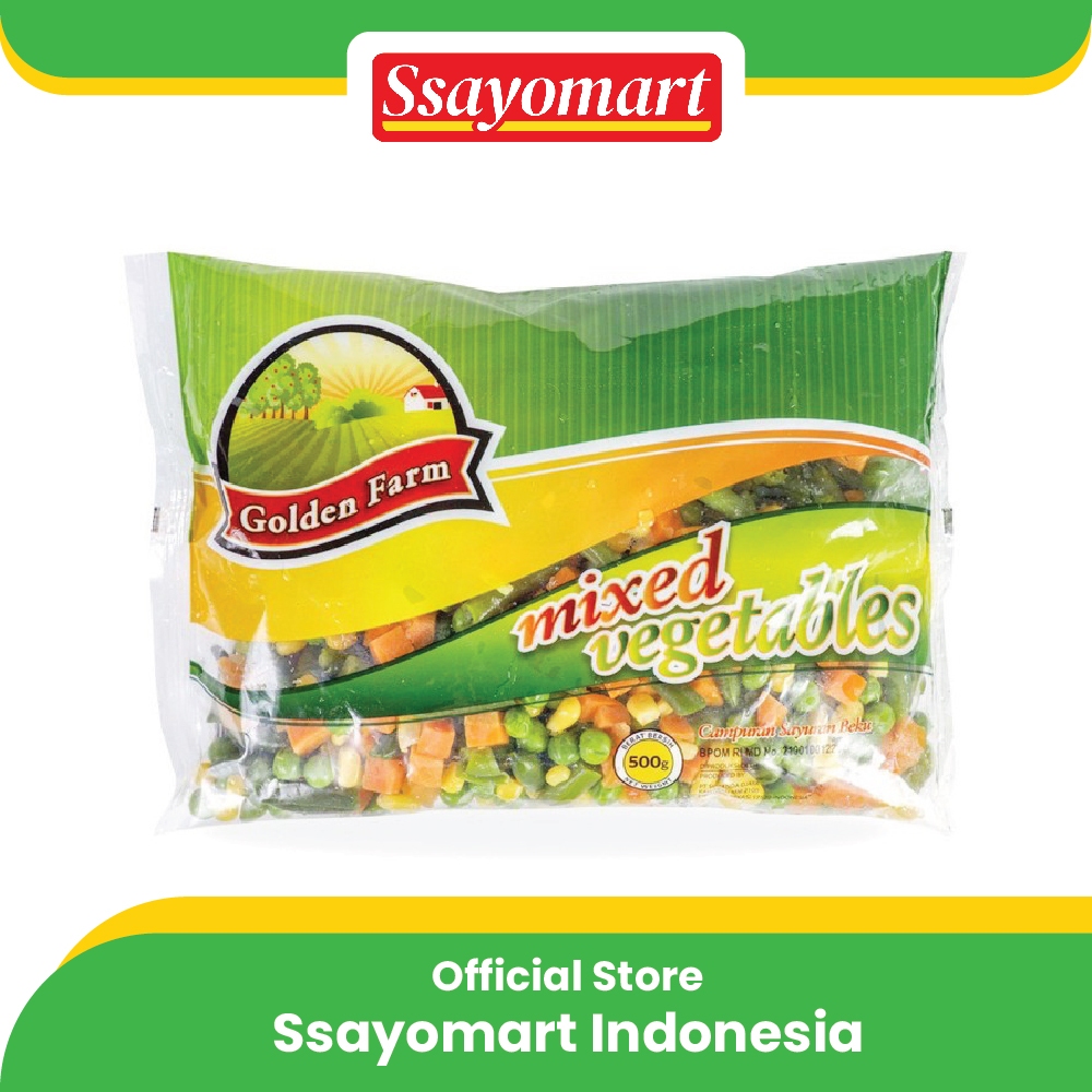 

Golden Farm Mixed Vegatable 500Gr