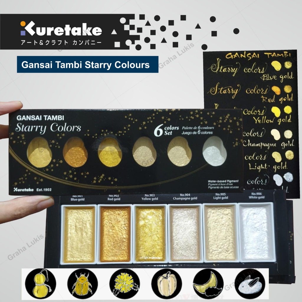 

Kuretake Gansai Tambi Starry Colours