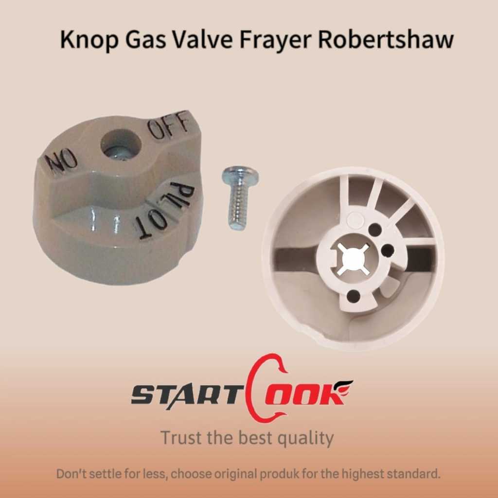 Knop Pilot Gas Valve Fryer Robertshaw