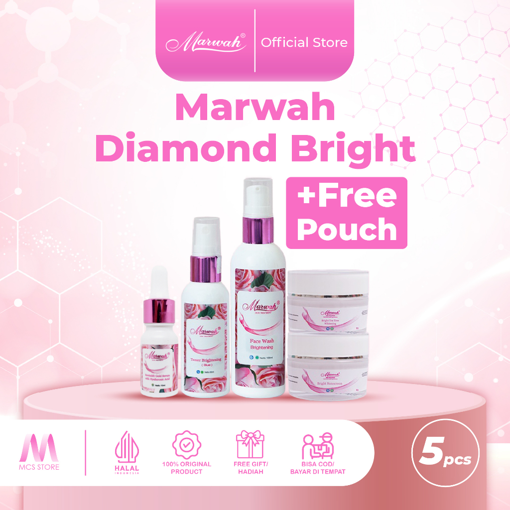 Marwah Skin Care Paket Diamond Bright
