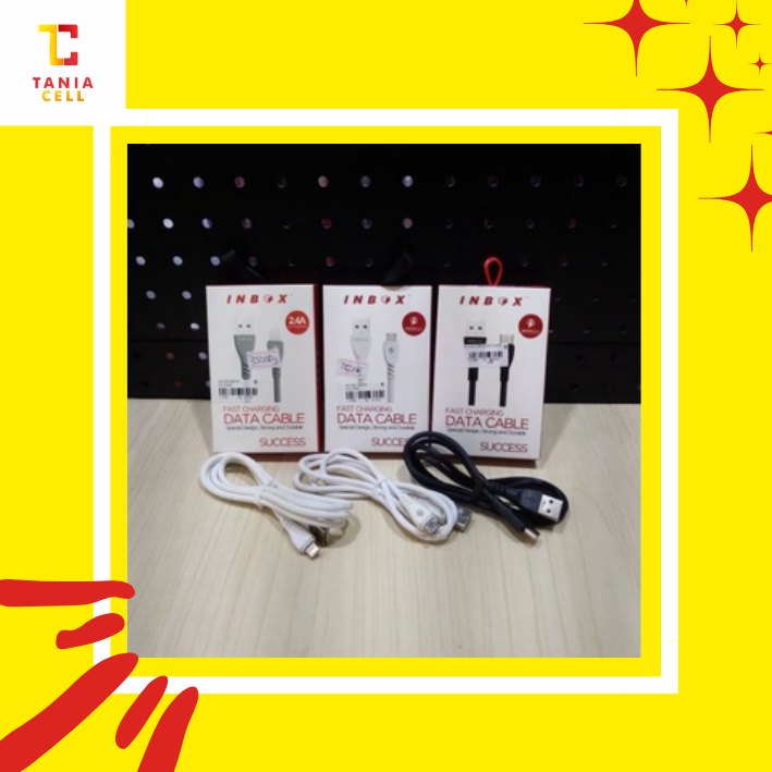 KABEL DATA INBOX SUCCES (IPHONE, MIKRO, TYPE C)