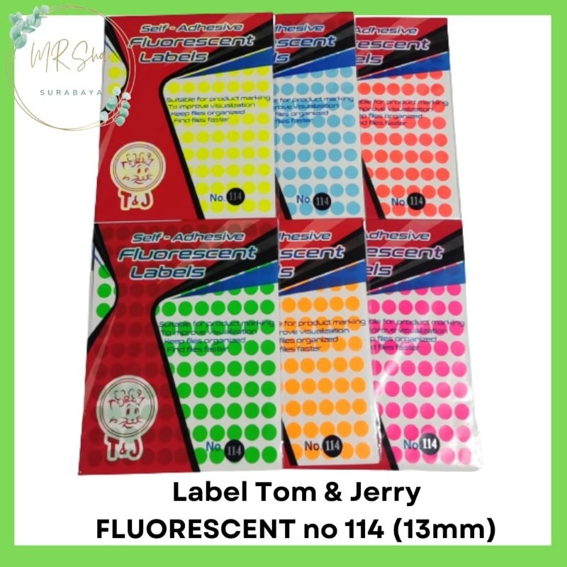 

Tom & Jerry Label Nama Color Dot Label Menempel Stiker Dot