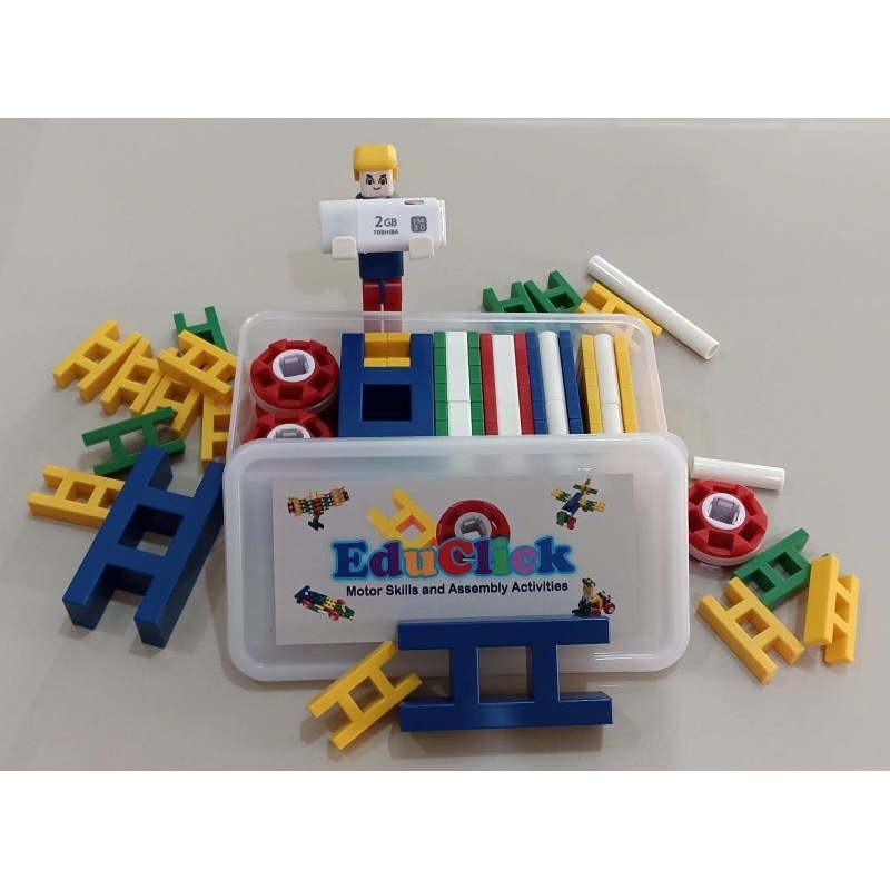 Lasy Toy (Mix color) - Mainan mengedukasi - Education Toys - Interlocking Block