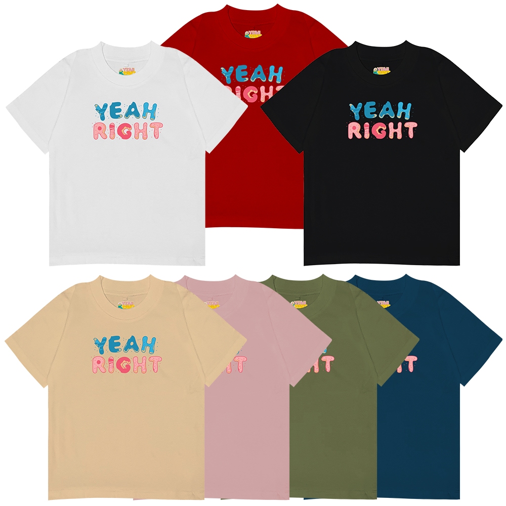 YEAH RIGHT KIDS Cookies T shirt - Kaos Anak Cotton Combed 30s Unisex