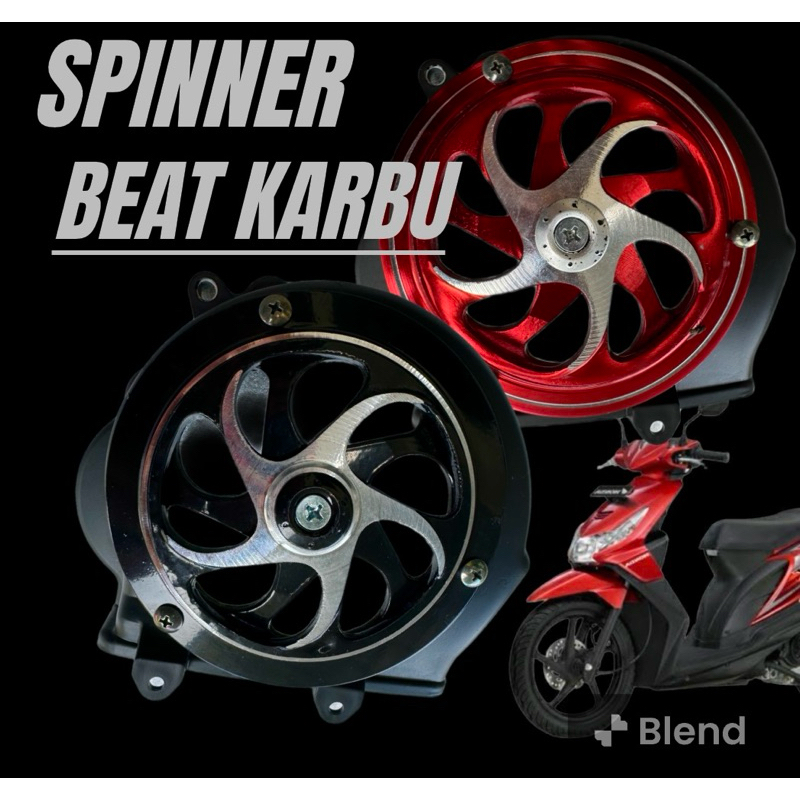 kipas + spinner beat karbu beat karburator tinggal pasang variasi beat karbu aksesoris beat karbu