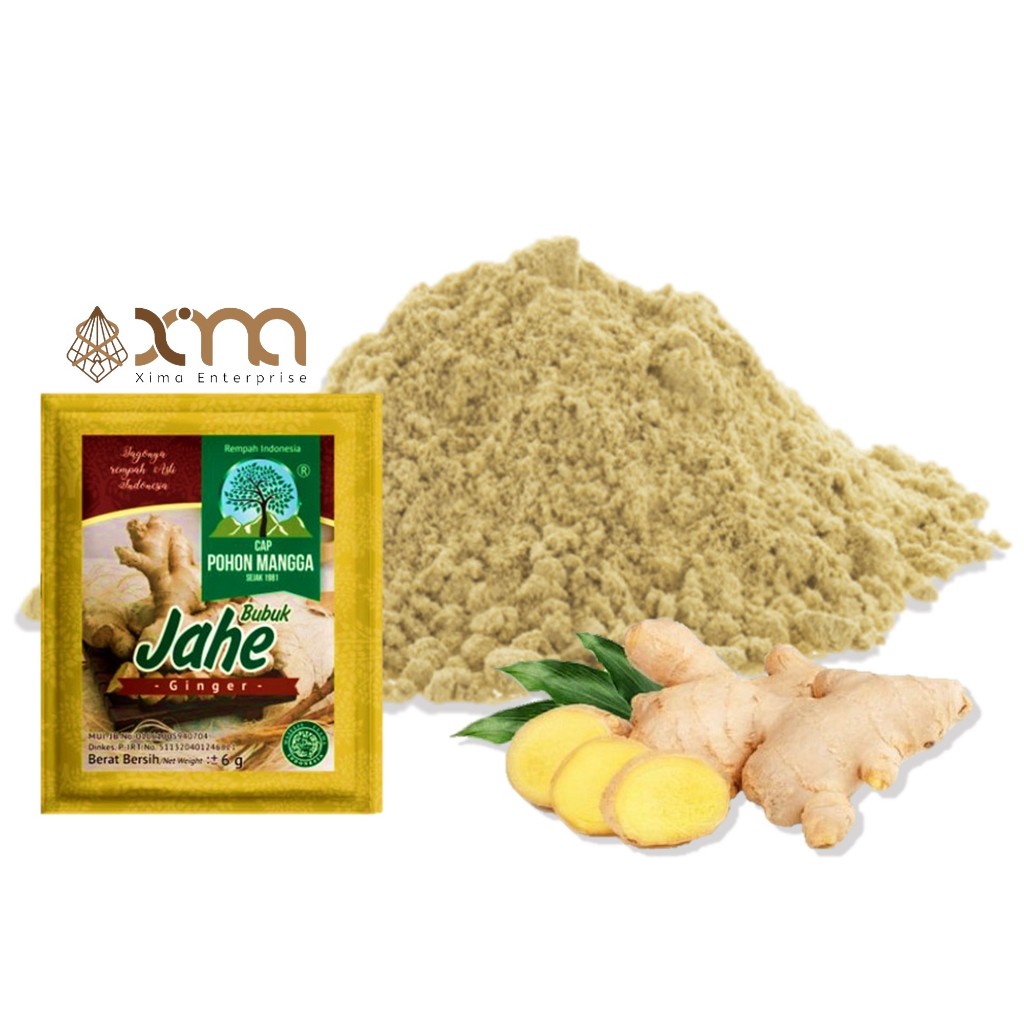

1 RENCENG - Bumbu Bubuk JAHE Bubuk Ginger Powder instan Kemasan Renceng - Cap Pohon Mangga