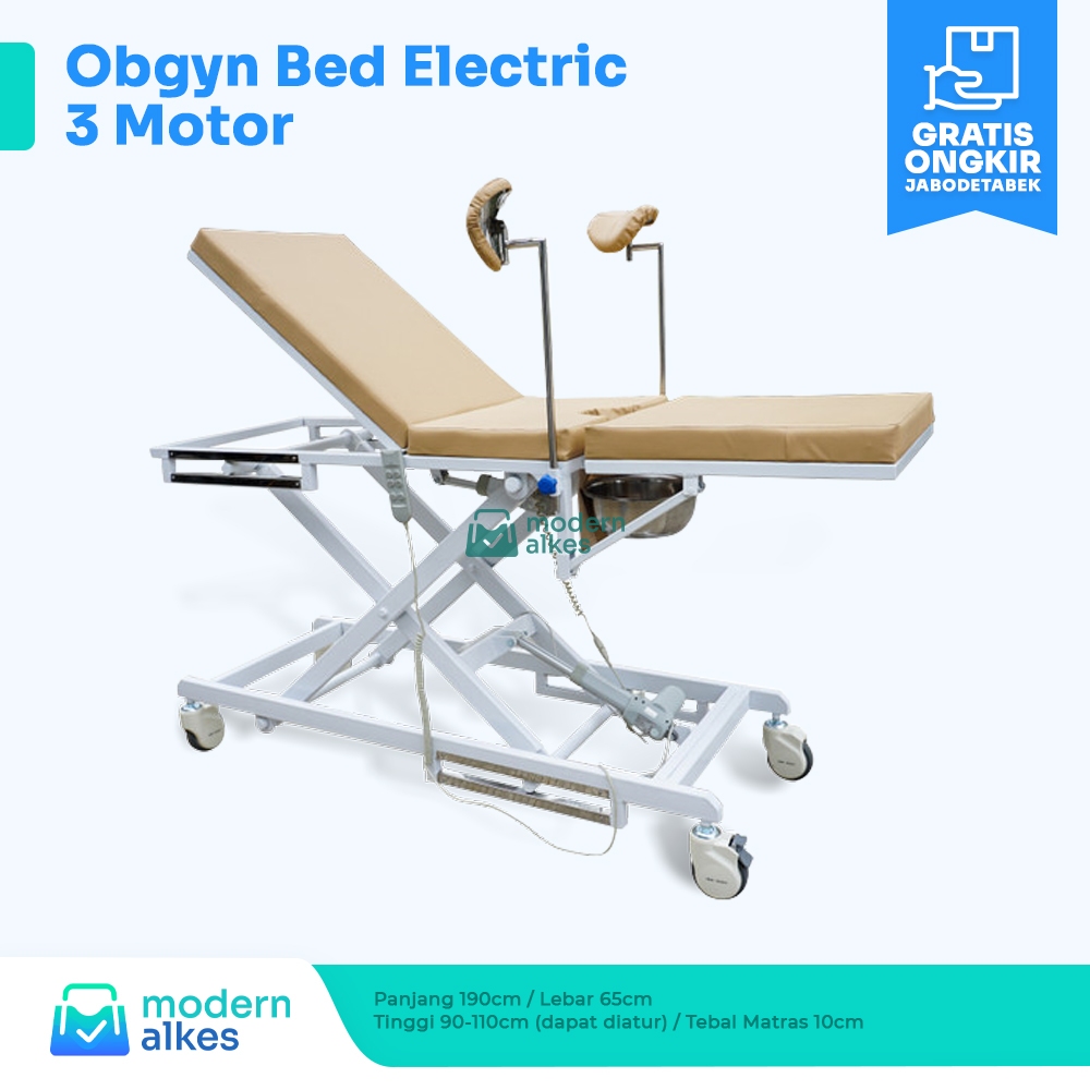 Obgyn Bed Electric 3 Motor- Bed Obgyn Elektrik 3 Motor