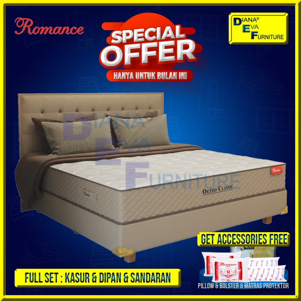 Romance Ortho Classic Set Kasur Springbed