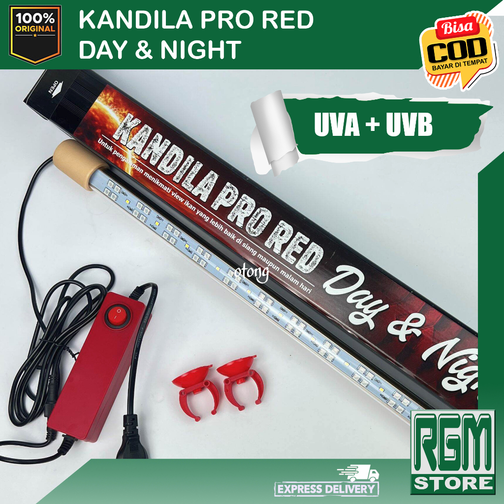 KANDILA PRO RED DAY AND NIGHT 1000 TANNING UVA UVB LAMPU AQUARIUM ARWANA