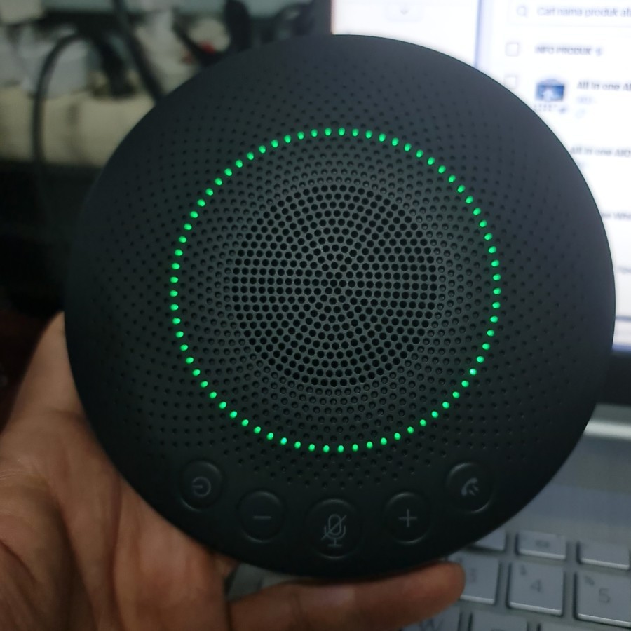 Mic Wireless speakerphone / Mic Conference Wireless Zoom PC Komputer