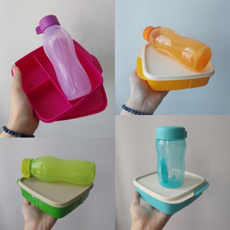 NEW Tupperware Paketan Lolly dan botol minum