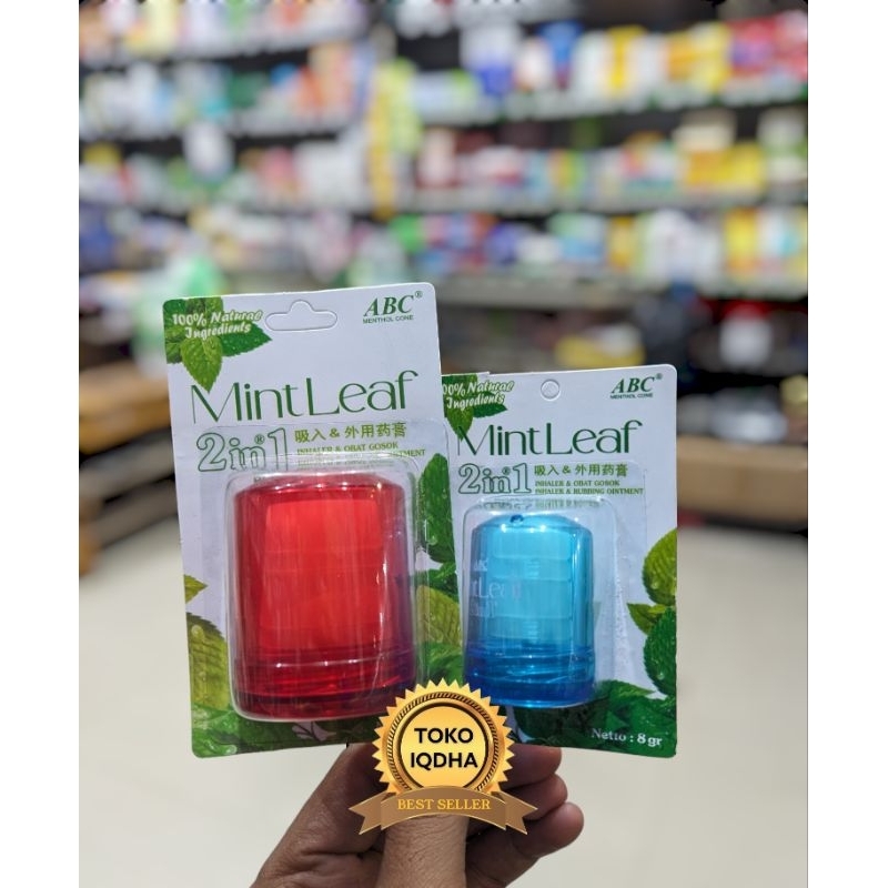 ABC Menthol Cone Mint Leaf Inhaler & Obat Gosok