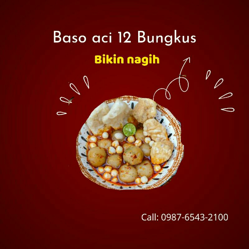 

12 BUNGKUS BASO ACI KOMPLIT SUPER