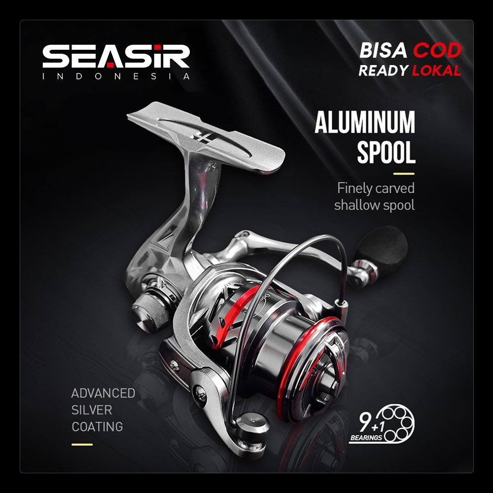 [OFFICIAL] SEASIR OER Reel Pancing air laut/Tawar Gulungan Pancing Putar Ultra 9+1BB Ball Bearing, G