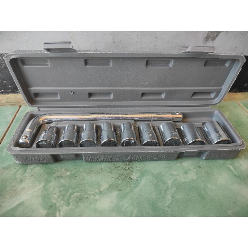 Kunci Sok 10 Pcs-Kunci sok 10 Pcs Perkakas Tukang dan Bengkel Serbaguna