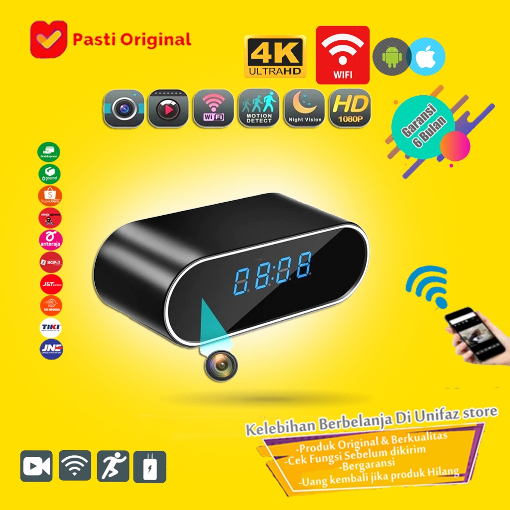 Spy cam CCTV Jam Meja Kamera Jam Unik Jam Kamera Spycam Kamera Kamera Pengintai Jam Unik