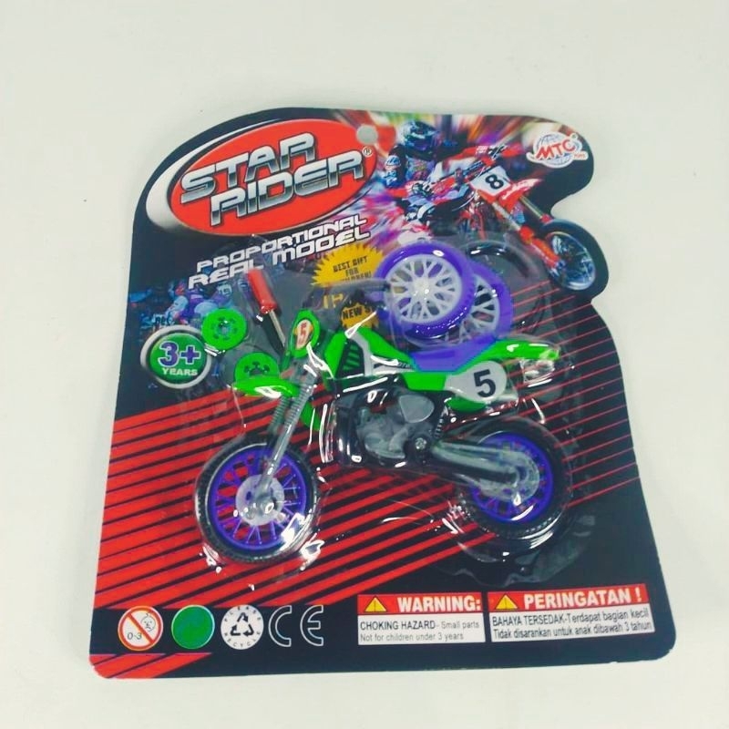 Motor Cross Mini Star reder Anak Laki Edukasi