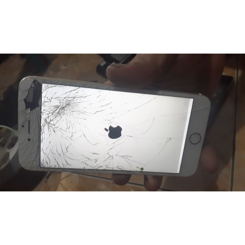 lcd tc hp ipone 6 plus a1524 minus tc retak sentuh normal