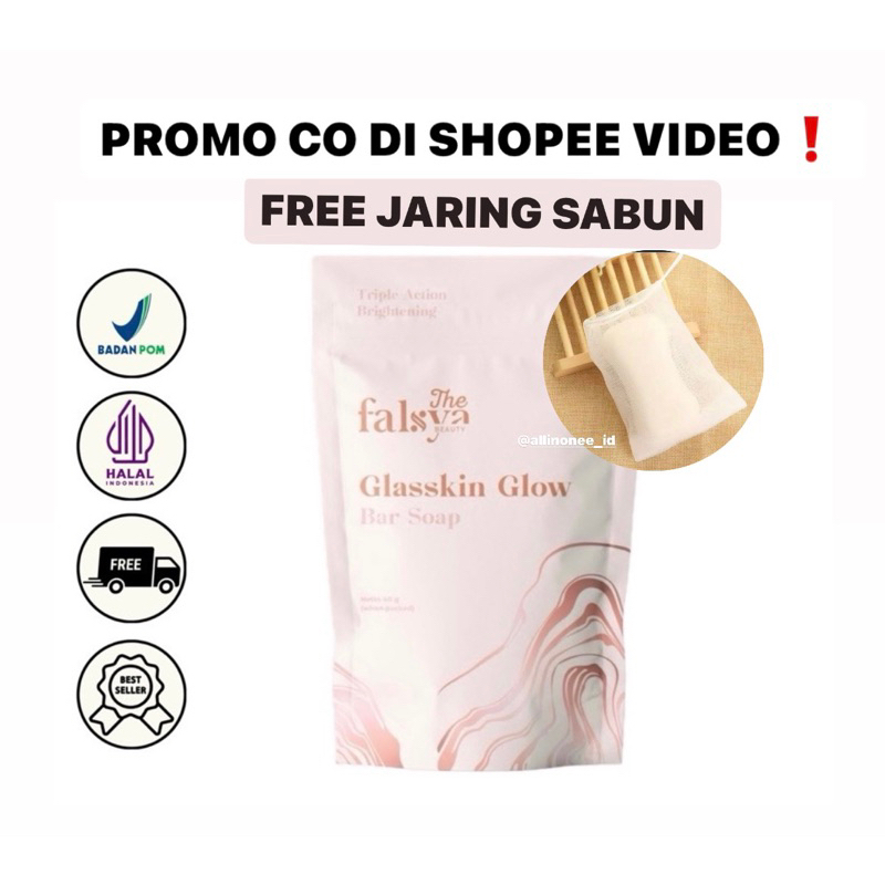 [FREE Jaring Sabun] Glasskin Glow By The Falsya Beauty Glasskin Glow Soap