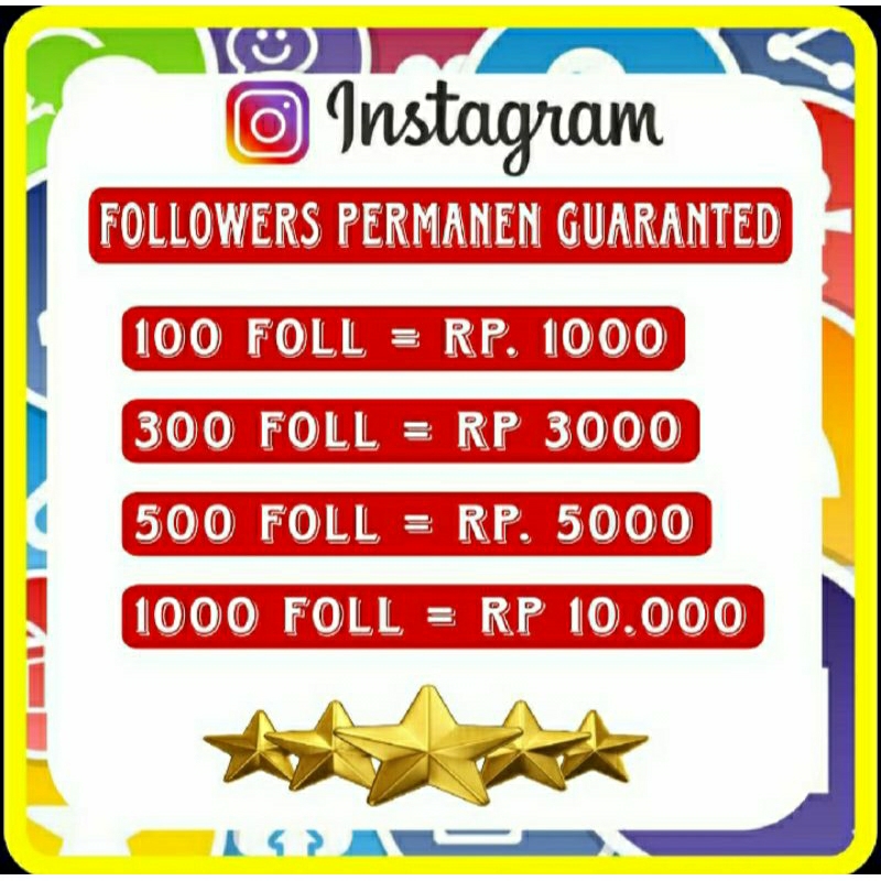FOLLOWERS IG PERMANEN HIGHQUALITY