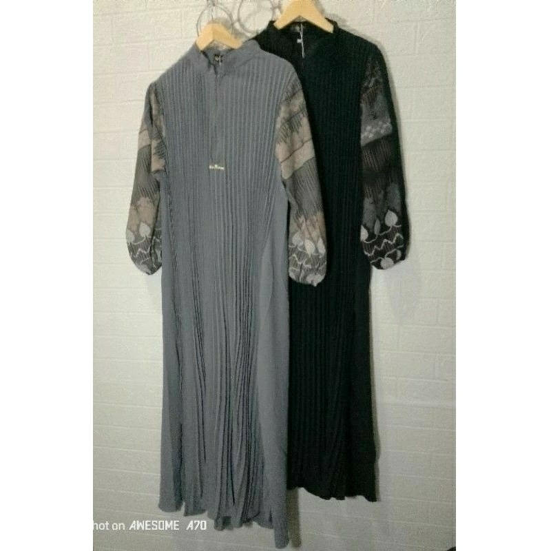 Gamis ceruty Plisket