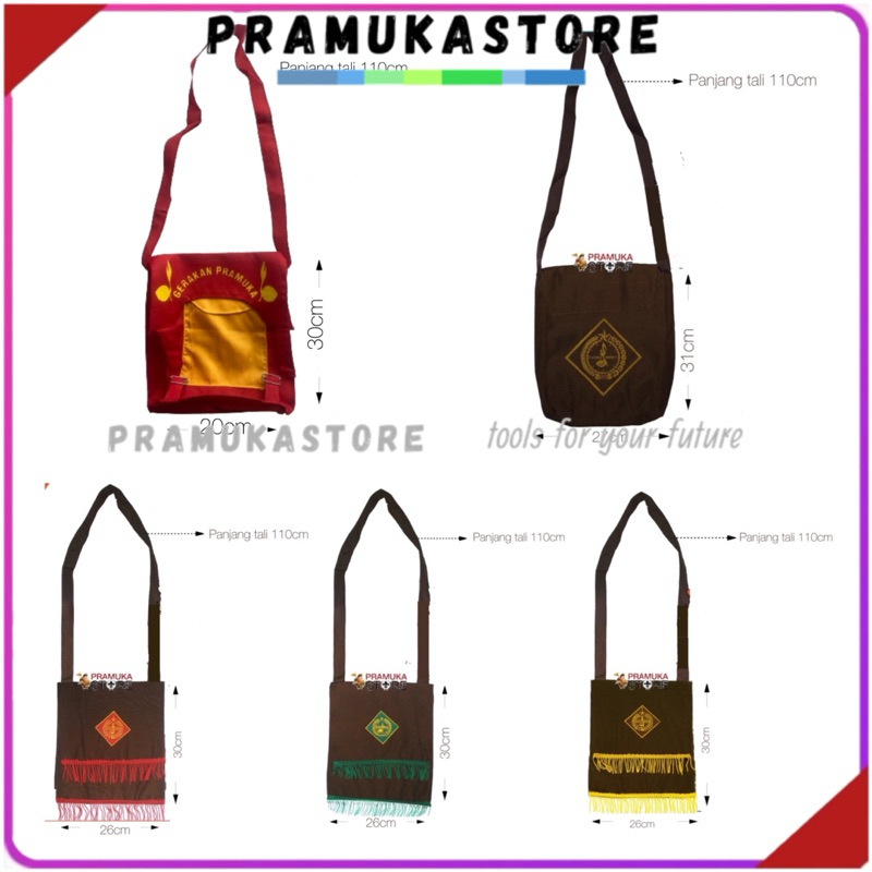 BIJIAN tas selempang pramuka | tas pramuka | tas kegiatan lapangan | selempang pramuka | tas slempan