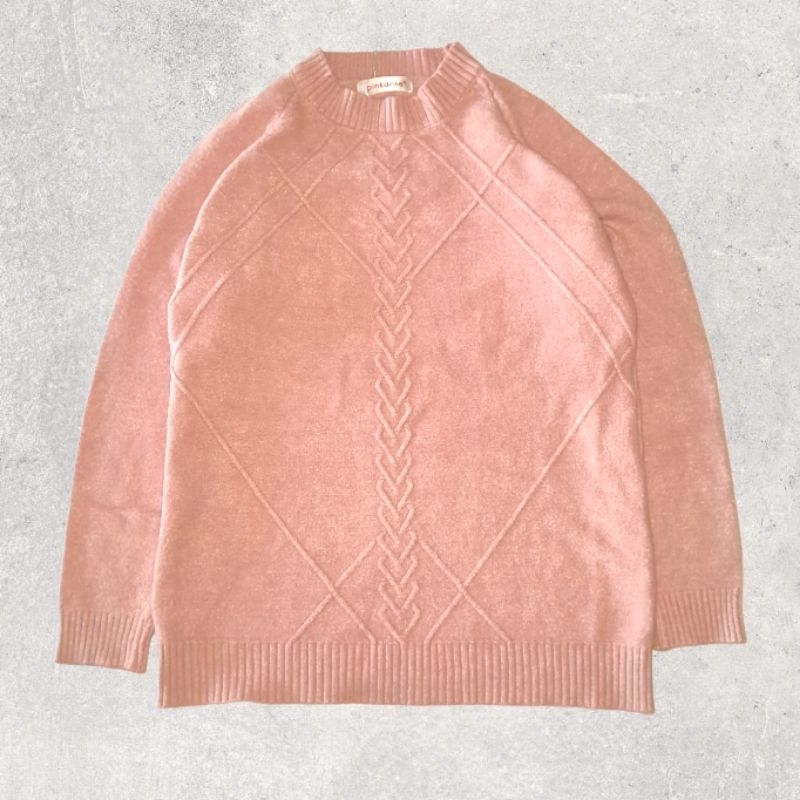 sweater rajut tebal preloved