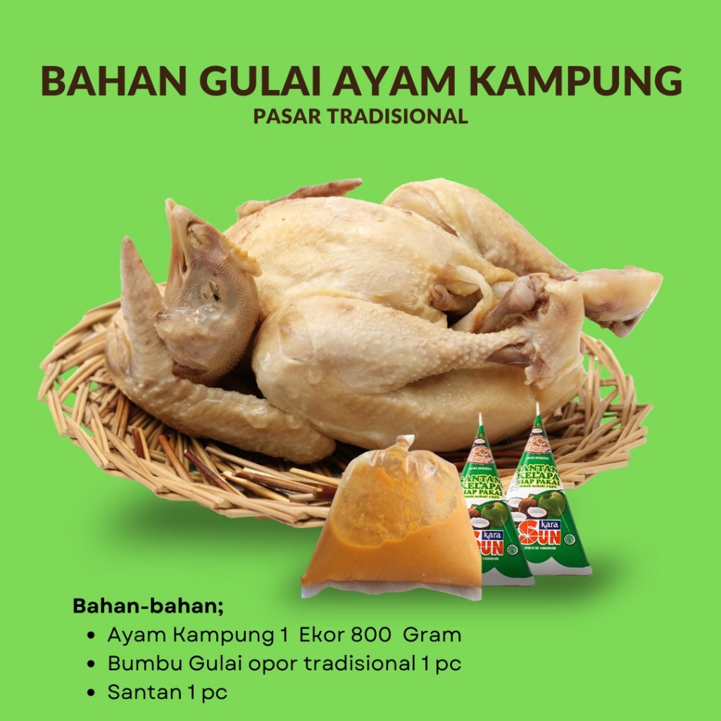 

Paket gulai ayam kampung mantapp 1