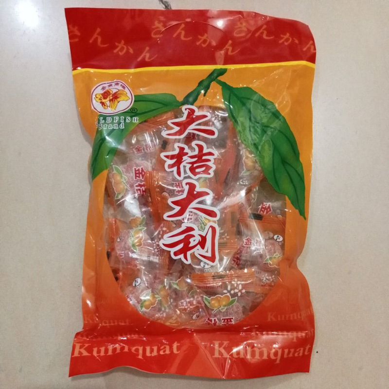 

GOLD FISH BRAND manisan dari buah kumquat 250g