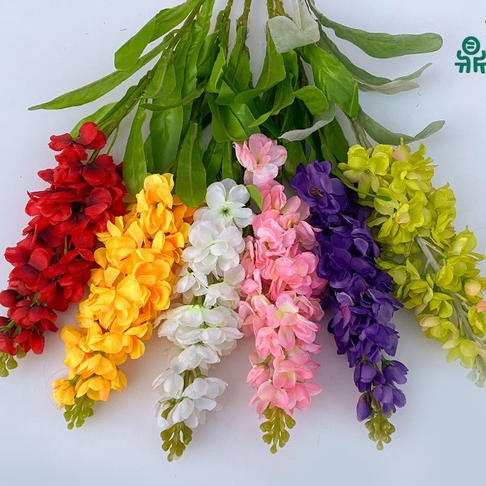 Bunga Hyacinth Delphinium Artificial/Bunga Dekorasi