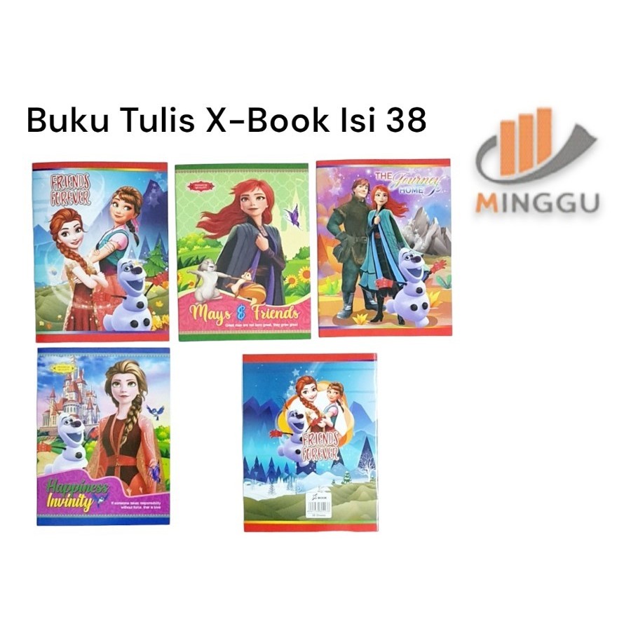 

[ 1 PAK / 10 Buku ] Buku Tulis X-Book Isi 38