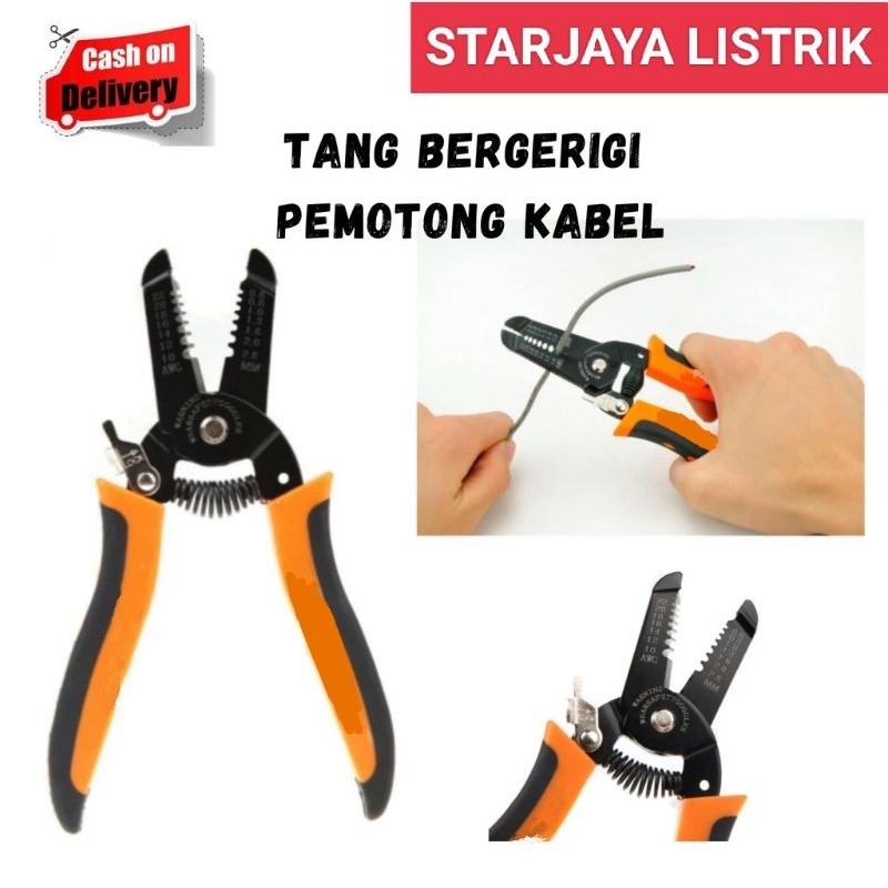 TANG KUPAS,,PENGUPAS KULIT KABEL LISTRIK - TANG KUPAS KABEL KECIL