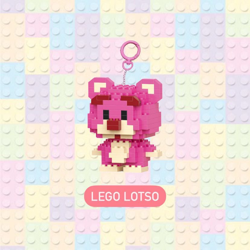 GANCI LEGO BRICKS LUCU LOTSO BISA REQUEST KARAKTER