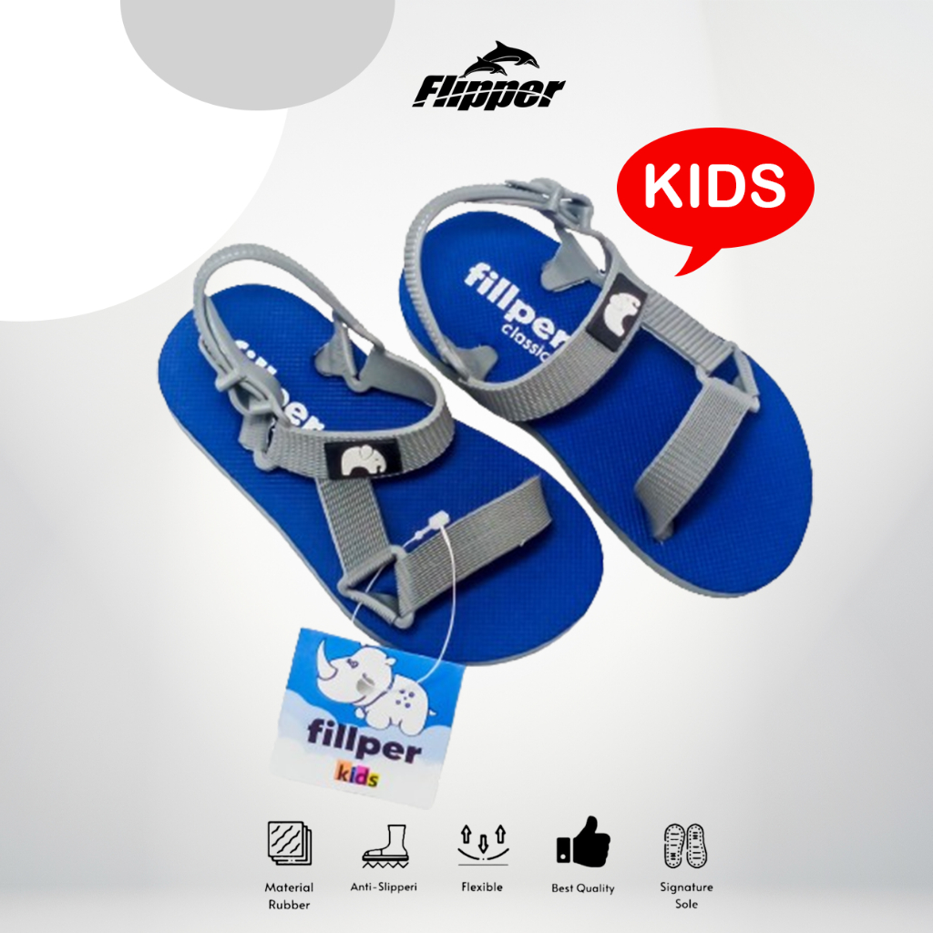 Sandal Fipper anak laki laki Model Gunung 20/21 sandal balita