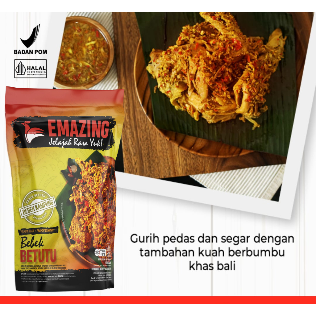 FROZEN FOOD BEBEK BETUTU EMAZING