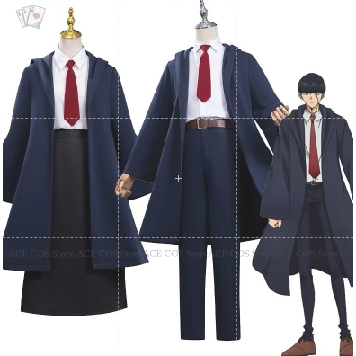 Jubah Cosplay Anime Mashle Jaket Hoodie House Adler Mash Burnedead Lemon Irvine Finn Ames Lance Crow