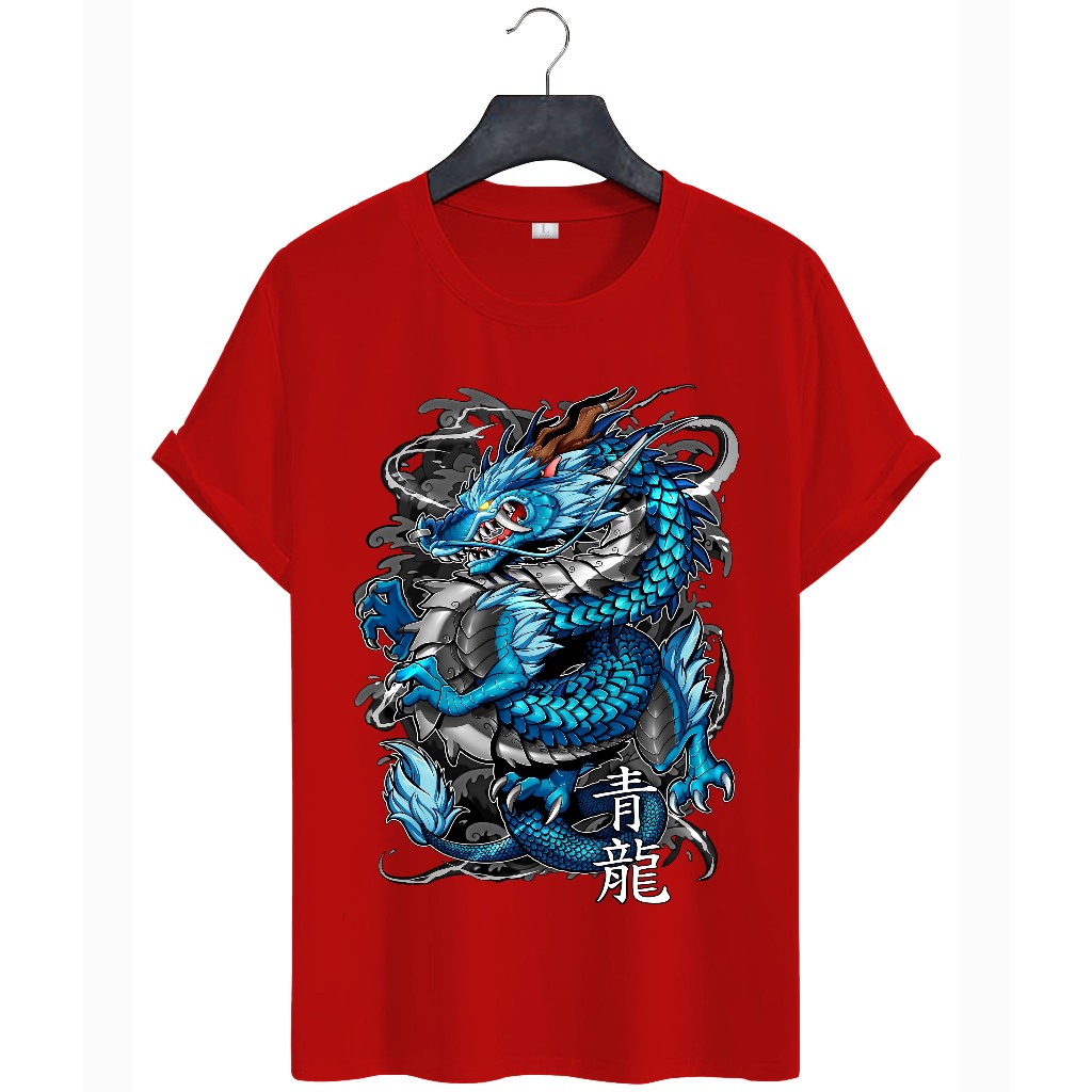 KAOS T-SHIRT NAGA 2 / KAOS PRIA / BAJU PRIA / KAOS DISTRO PRIA.