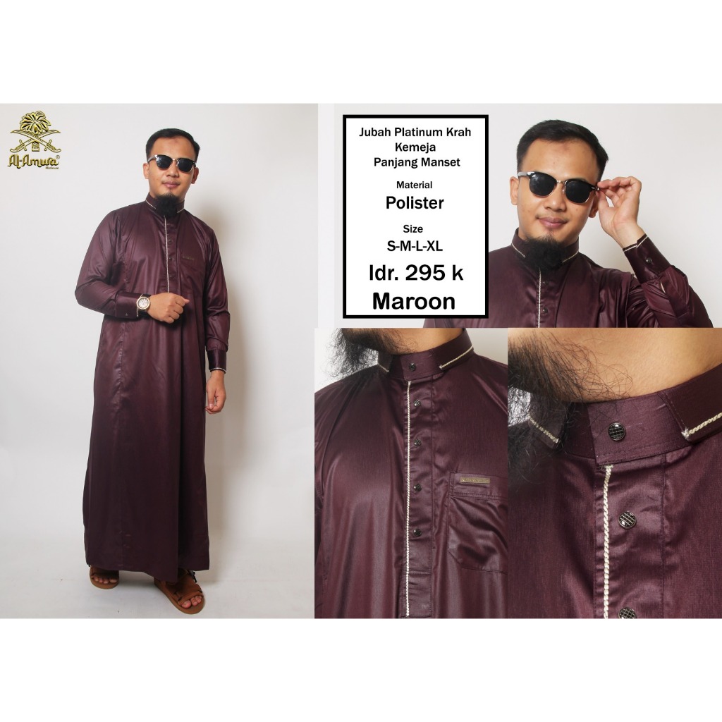 Gamis Thobe Saudi Pria Al Amwa