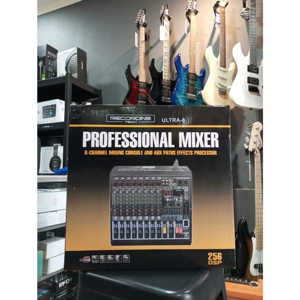 RECORDING TECH ULTRA 8 MIXING CONSOLE | Audio MIxer 8 Channel Ultra8
