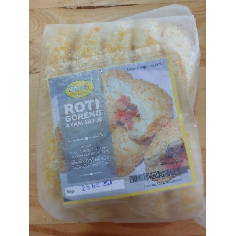 

Roti goreng diva ayam sayur/coklat