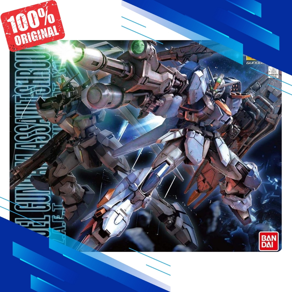 MG GAT-X102 Duel Gundam Asault Shroud ORIGINAL BANDAI