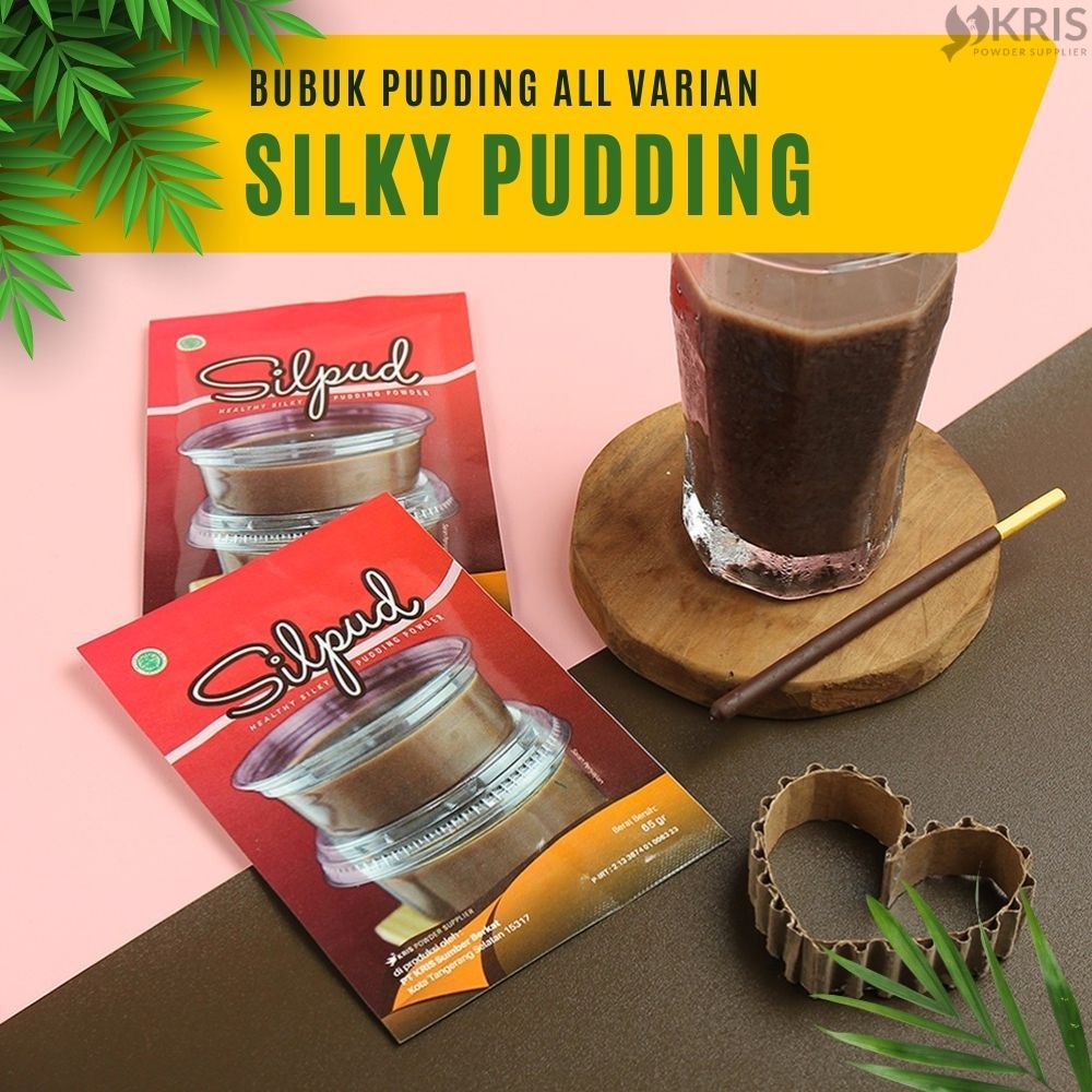 

Bubuk Pudding Rasa Greentea, Choco creamy, Vanila, Milktea 65gr - Silky pudding