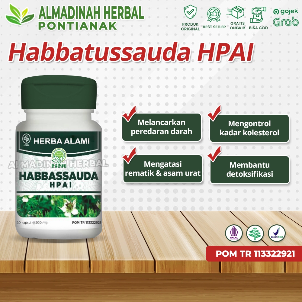 

HNI HABBATUSSAUDA 50 KAPSUL Exp 7/2025