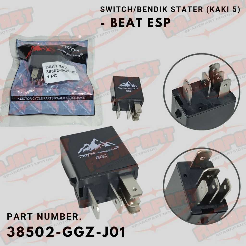 BENDIK STATER BEAT ESP BEAT POP SCOOPY FI,BEAT STREET KAKI 5 RELAY SWITCH STATER ORIGINAL TAKAYAMA