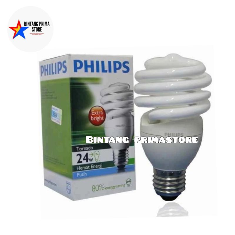 Lampu Philips Tornado 24Watt Philips Lampu Spiral